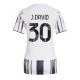 Juventus Jonathan David #30 Replike Domaci Dres za Ženska 2025-26 Kratak Rukav